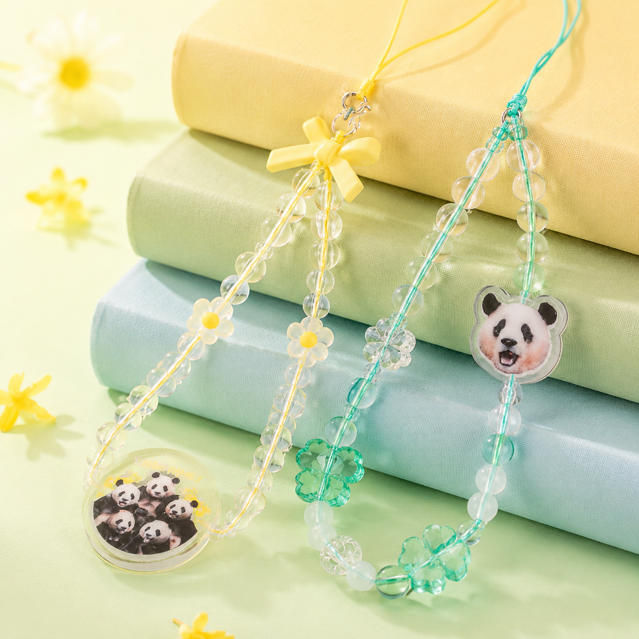 愛寶樂園熊貓 Bao Family 串珠手腕掛繩 2款 - 图片 3