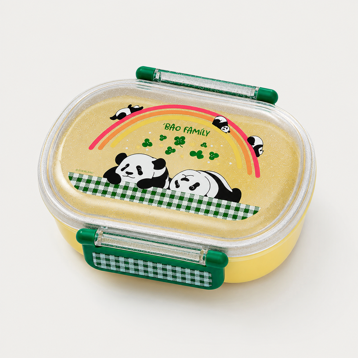 愛寶樂園熊貓 Bao Family 圓頂單層圓形便當盒 360ML